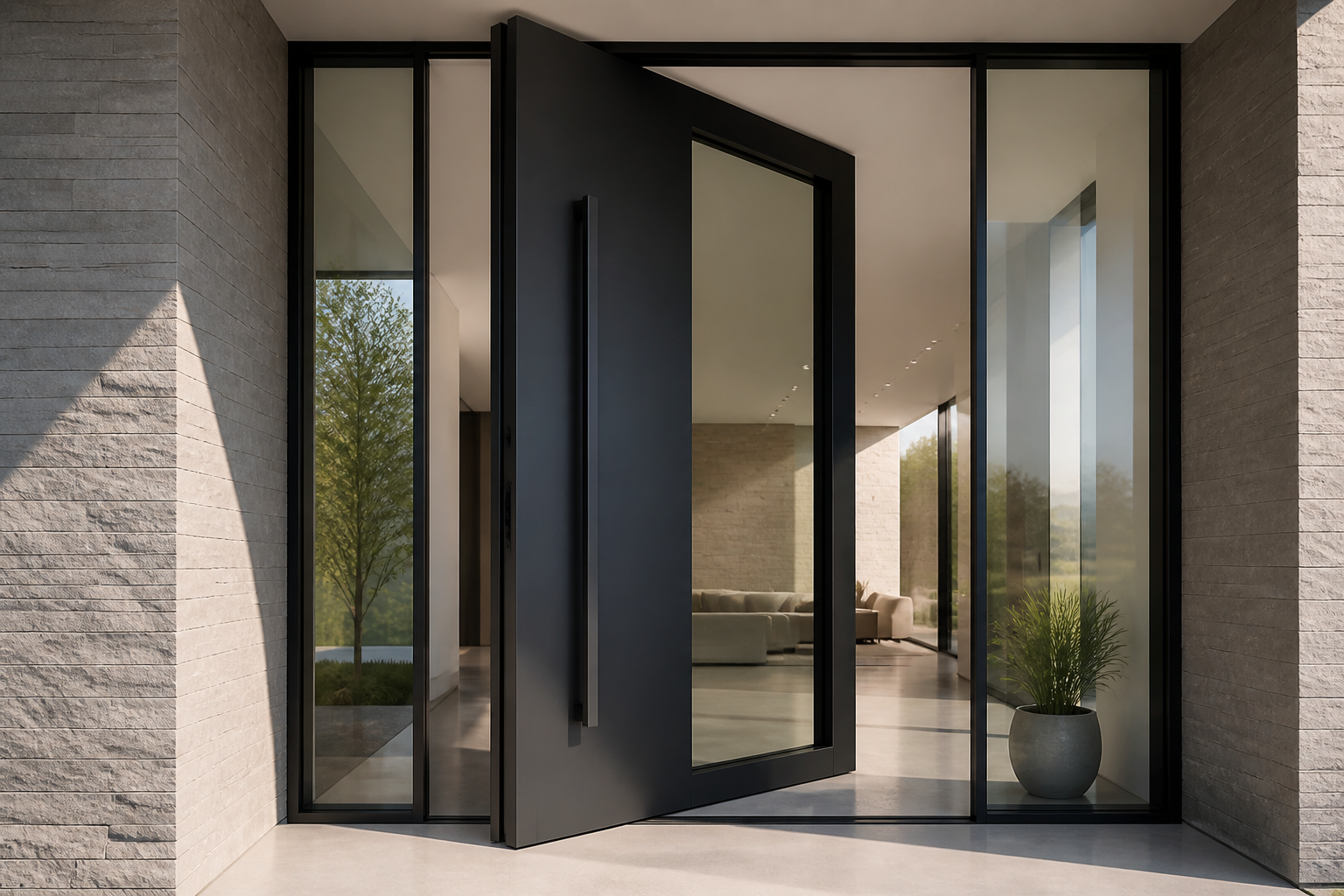 VLX 100 Pivot Door in Davie, FL | Sightline Windows & Doors Davie - detail 2